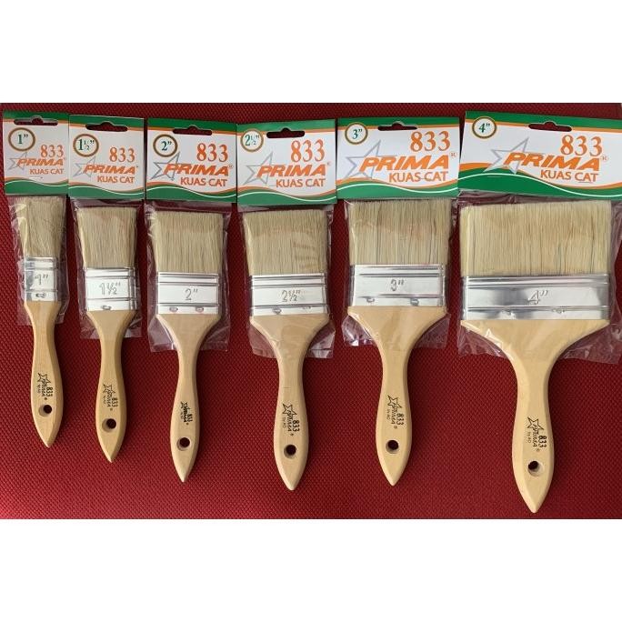 

NEW!!! Kuas Cat PRIMA 833 Bulu Putih 1 Kotak isi 12pcs Harga Grosir