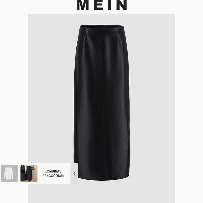 NEW [MEIN] ELEGANT Kekinian Style Rok Maxi Wanita Canggih Hitam Panjang Casual Baju Shakila Dewasa R