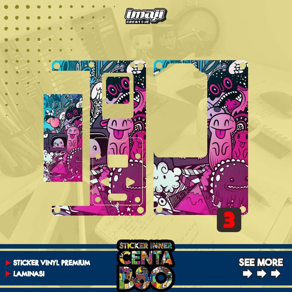 

Terlaris Stiker B80 Imaji Creative 3 Stiker Garskin Premium Not Casing Bisa Custom *Promo*