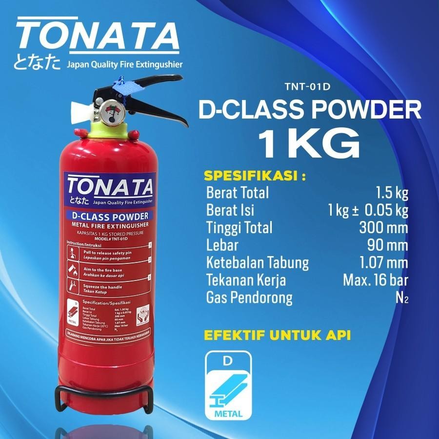 Apar D-Class Powder 1 Kg Tonata / Apar 1Kg Logam