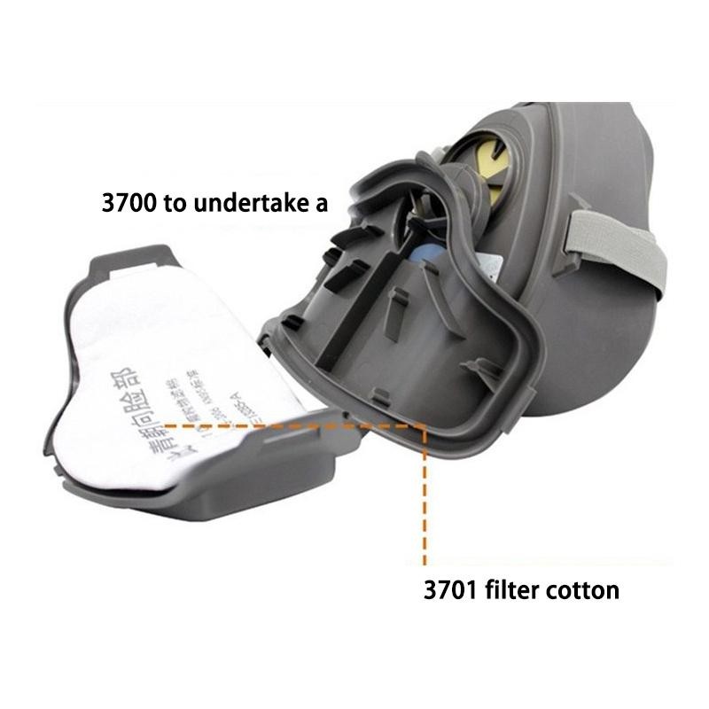 Masker Corong Masker Proyek Anti Debu Cocok Untuk Penggilingan Bawah Tanah Debu Masker Filter Kapas 