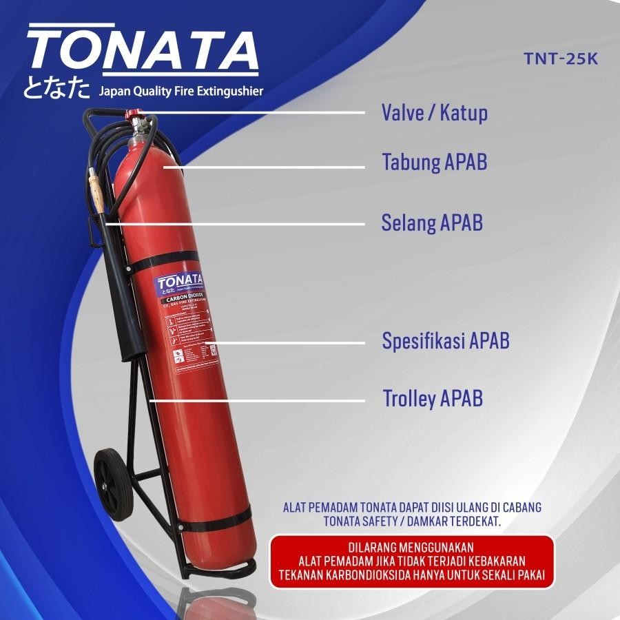 Apar 25 Kg Karbondioksida (Co2) Tonata / Set Komplit