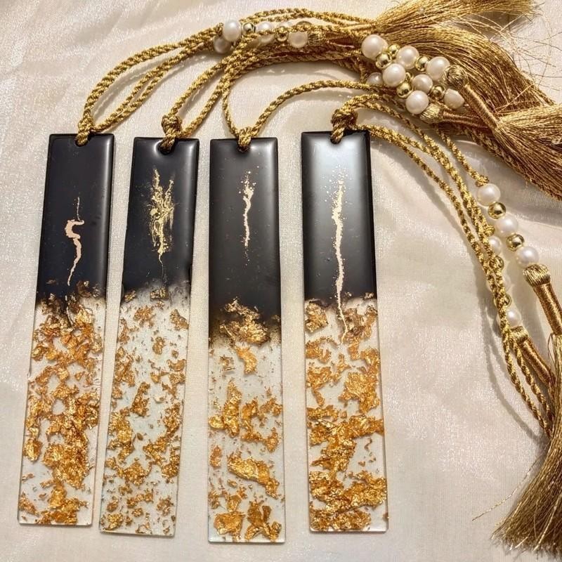

Isi 100 Gold Leaf Multifungsi Kertas Foil Emas Kertas Plasmen Emas Lembaran Emas