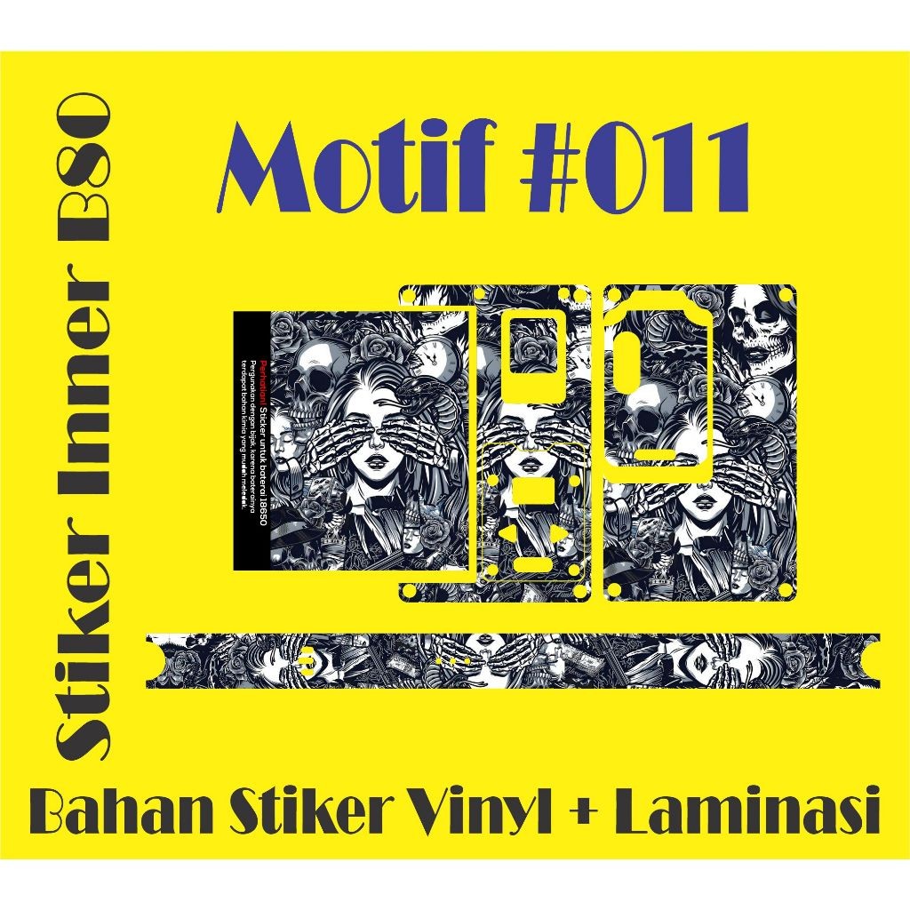 

Terlaris Presisi Stiker Inner B80 Rjk 011 Casing/Stiker Panel Vynil Bisa Custom Dan COD