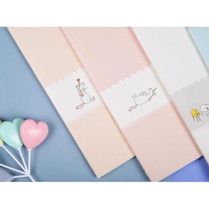 

Spot Barang !!! [Creativ] Rainbow Pony Adventure Ruled Notebook B5