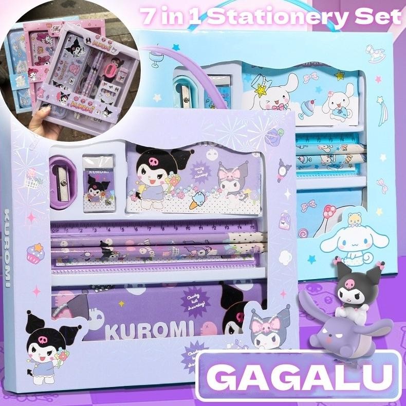 

[original] gagalu 7 in 1 set alat tulis anak/ kotak pensil anak set stationery untuk hadiah anak sekolah / alat tulis set kotak pensil karakter [terlaris] [terbaik]