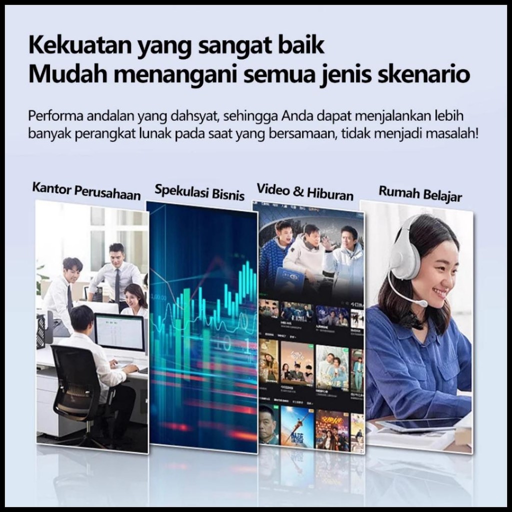 Desktop Pc All In One Onepc Komputer Set (New) 19 22 24 Inch Ram 8Gb 16Gb Ssd 256Gb 512Gb 1Tb (Intel