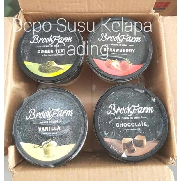 

Es Krim Brookfarm All Varian| Ice Cream Import Coklat Matcha Green Tea