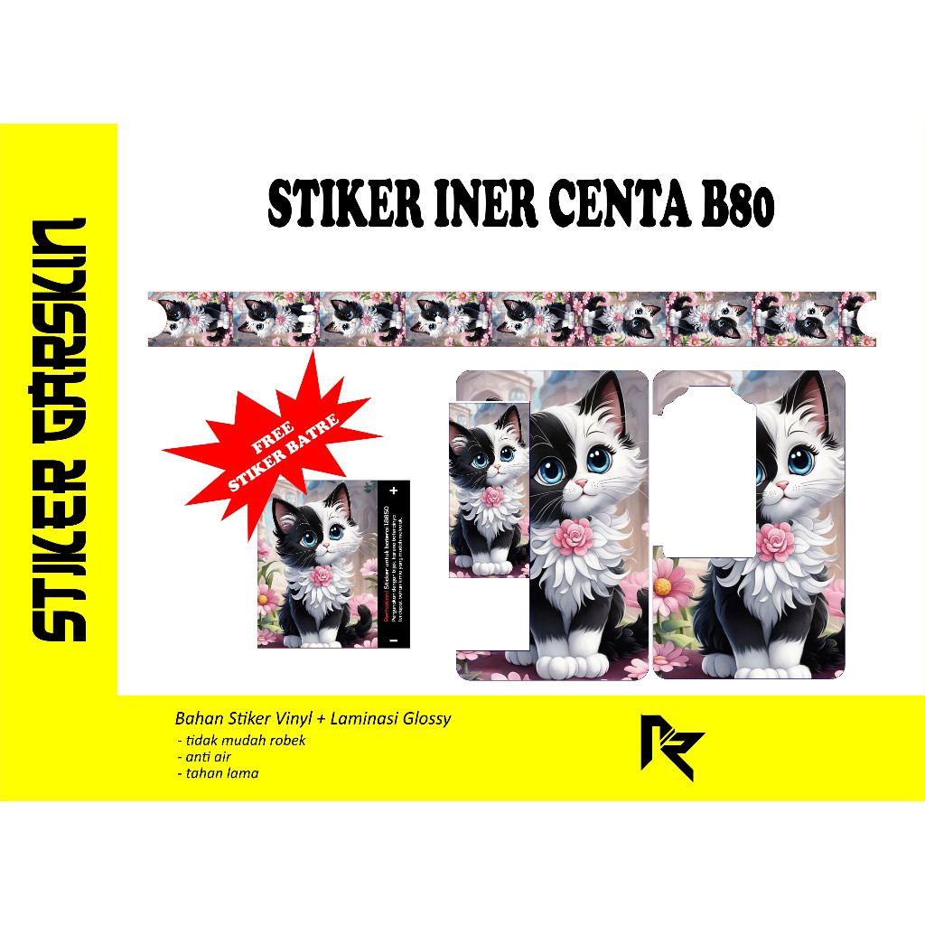 

Terlaris Presisi Stiker Centa B80 Z Casing/Stiker Panel Vynil Bisa Custom Dan COD