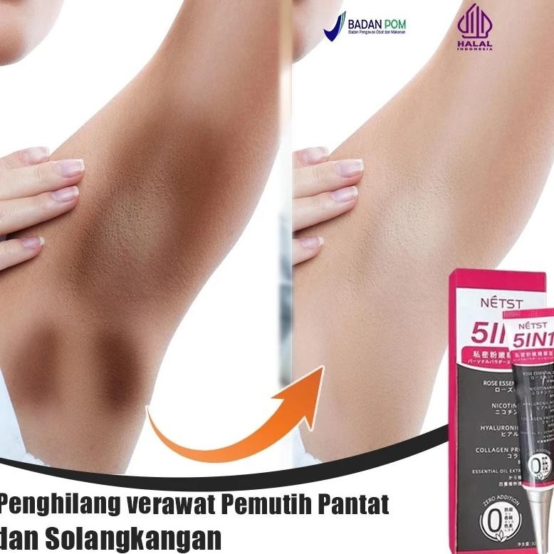 EL Pemutih Selangkangan Dan Pembersih Selangkangan Hitam Underarm Cream 30ml Pemutih Leher Paling Am