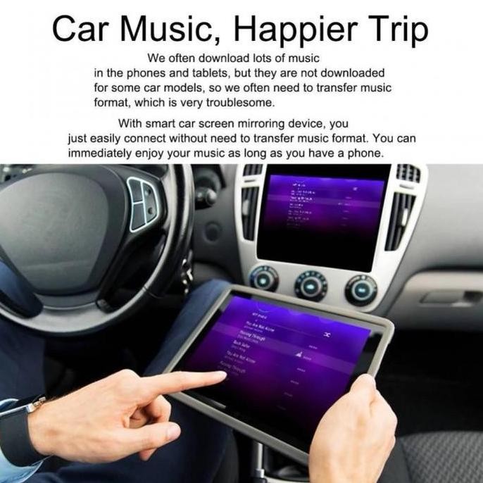 MIRASCREEN X7 CAR WIRELESS MULTIMEDIA BOX DISPLAY DONGLE HDMI 1080P