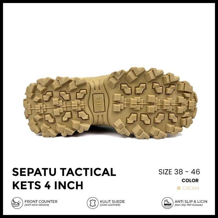 Terlaris Sepatu Tactical Kets 511 4 Inch Gurun Boots Shoes Merah Pria Sepatu  Tactical Ori Good Qual