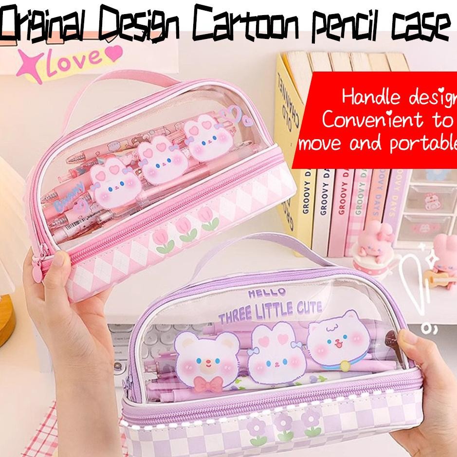 

Tationery Bo Lucu Ta Il Bag Portable Cute Torage Bag Artun Baru Apaita Ota Il Murid Cil Cae Tranparan Pvc Untu Mahaiwa Ma Junior Ana Etheti Tempat Il Bear Imple