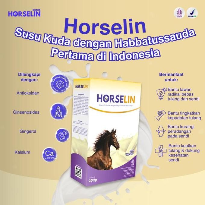 

Susu Kuda Untuk Tulang Keropos | Horselin Bantu Kuatkan Tulang Dan Sendi (200 Gram) Milk Rendah Gula Terbaru