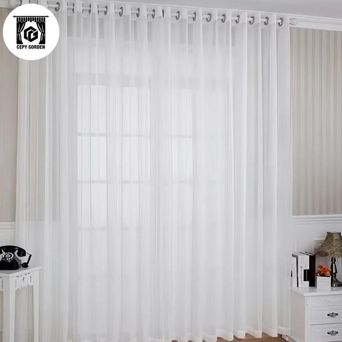 GORDEN SIFON VOIL/GORDEN VITRASE DALAMAN POLOS VITRASE MODEL SMOKRING/GORDEN DALAMAN MINIMALIS