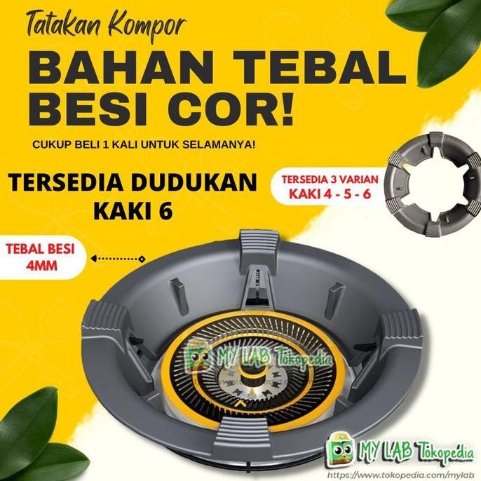 

Terlaris Universal Stovetop Trivet Tatakan Kompor Anti Angin Besi Tahan Lama