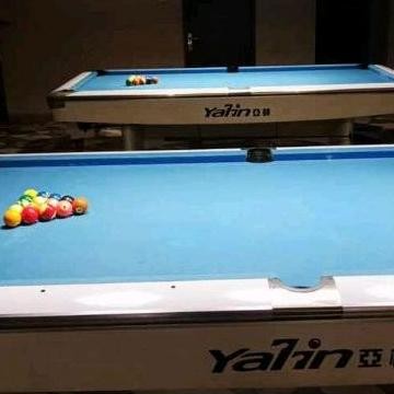 Meja Billiard Yalin 9ft Silver Line White Second Mulus