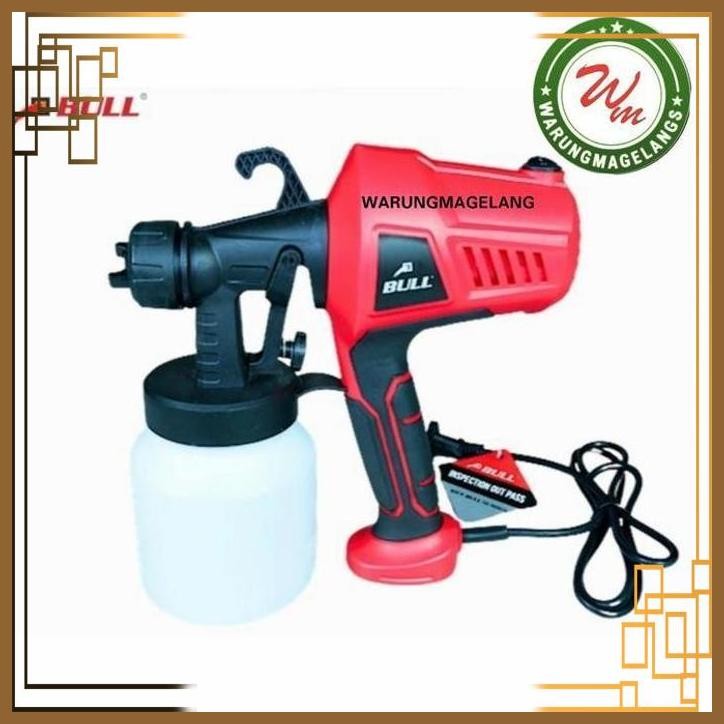 [WGM] SPRAY GUN BULL MINYAK SPET CAT ELEKTRIK TANPA KOMPRESOR SPRAYGUN