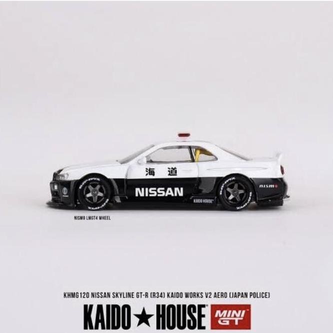 Kaido House Mini Gt Nissan Skyline Gt-R(34) Kaido Works V2 Aero - Japan Police