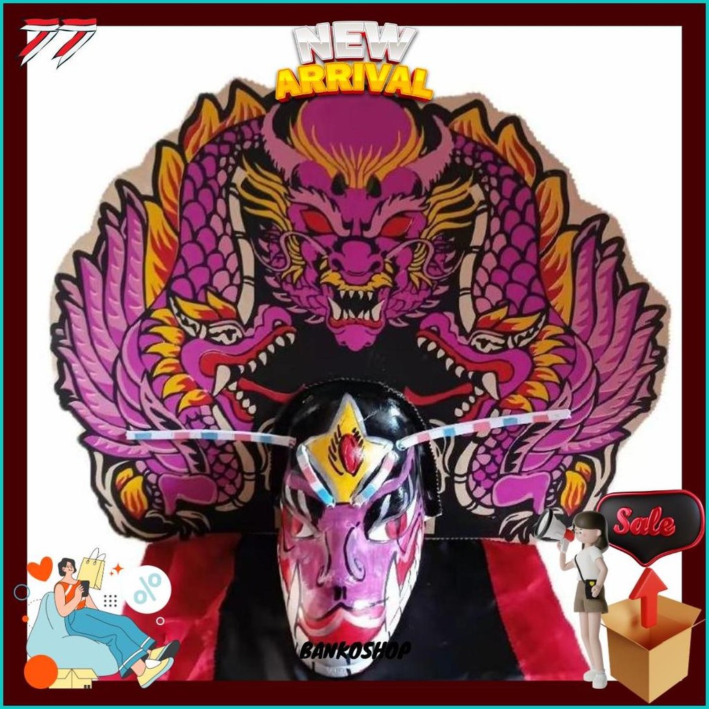 Barongan Devil/Barongan Devil Anak/Barongan Anak/Barongan Pentas Bisa Cod