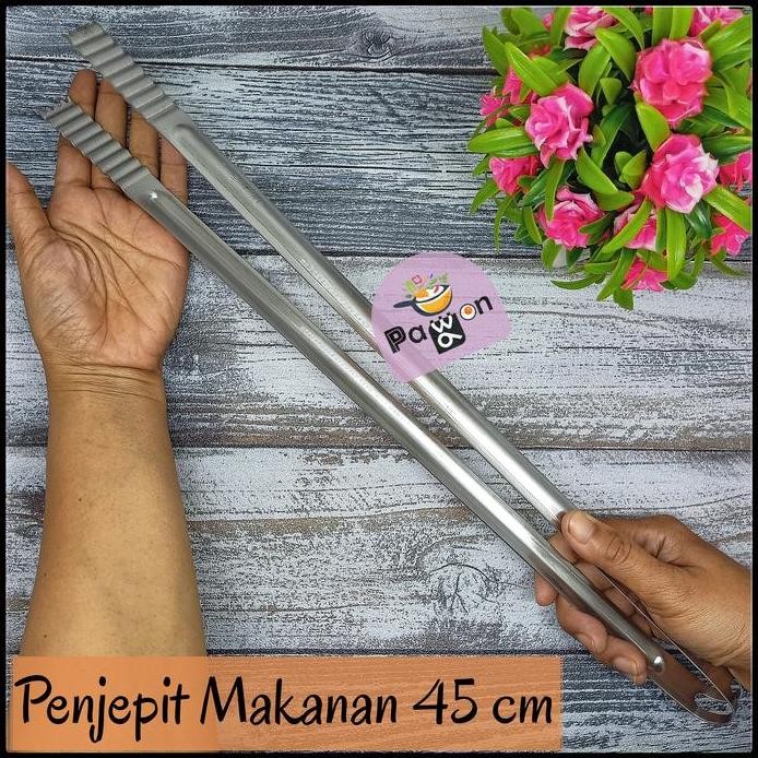 

Terlaris Penjepit Makanan - Barbeque Stainless Tebal Panjang 45 Cm Bx004-16