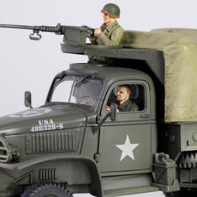 Diecast Truck Us Army Cckw 353B May 1944 Weymouth With Hood  1/32 Fov