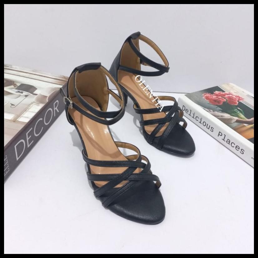SENDAL WANITA HEELS TALI HEELS 7CM AL 08