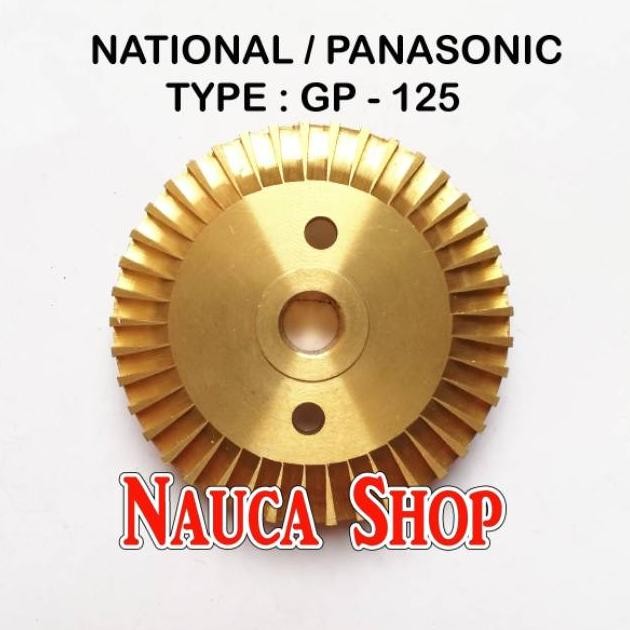 HJK Impeller National /Panasonic GP 125 / GP125 / Shimizu PS 116 BIT Impeler Kuningan