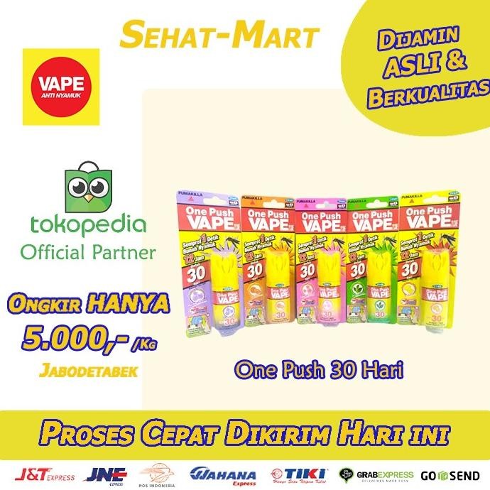 Super Murah, Hemat 6  Vape One Push 30 Hari Obat Nyamuk Semprot