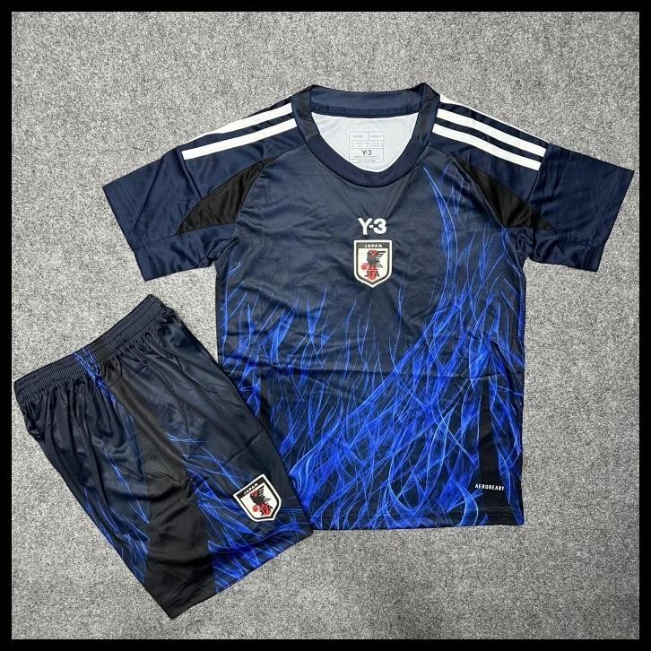 SETELAN BOLA ANAK JEPANG / JERSEY ANAK JEPANG / KIDS GO SET JAPAN JERSEY / KIDS JERSEY JEPANG KAOS B