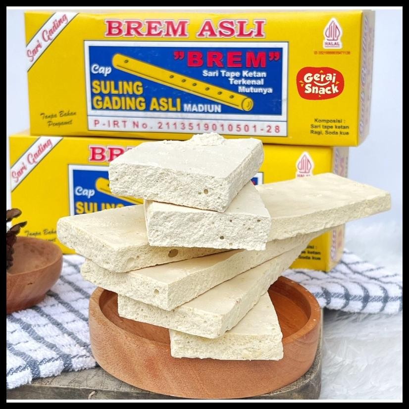 

BREM SULING SARI GADING ASLI 1 BOX ISI 5 KEPING OLEH2 KHAS MADIUN