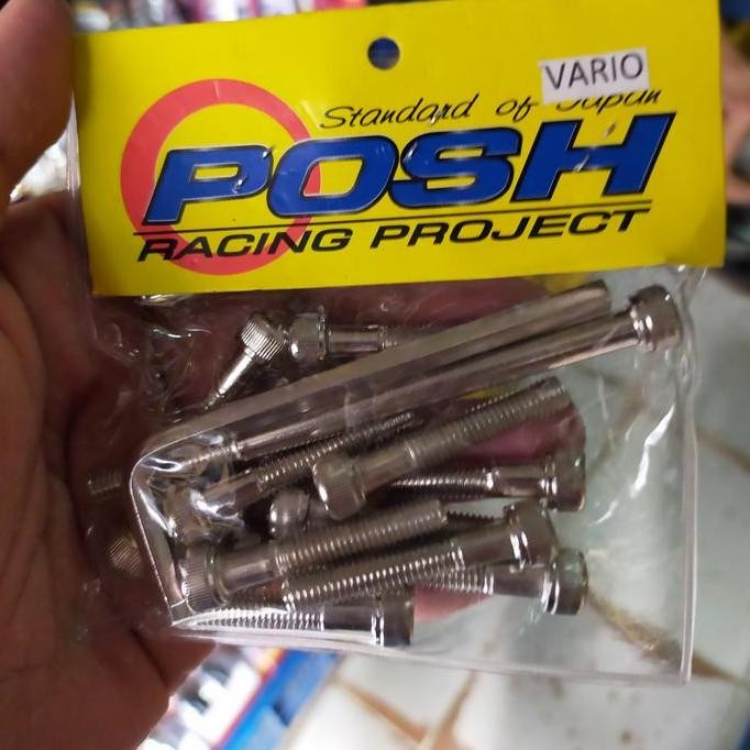 new BAUT BLOK MESIN CVT VARIO 110 TECHNO BAUT MESIN VARIO CHROME BAUT L