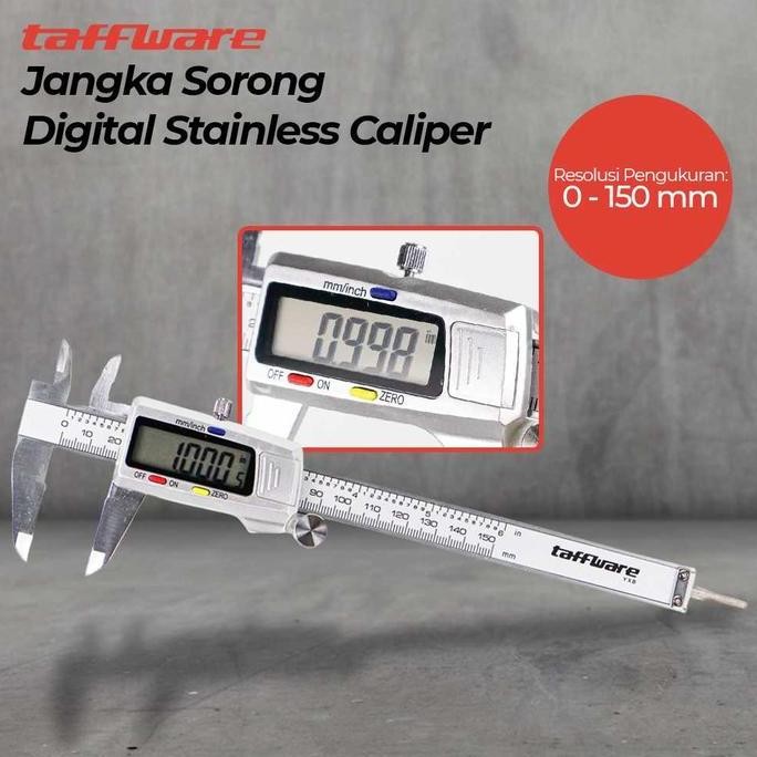 Jangka Sorong Digital Taffware YXB Jangka Sorong Stainless Digital Jangka Sorong 150mm Jangka Sorong