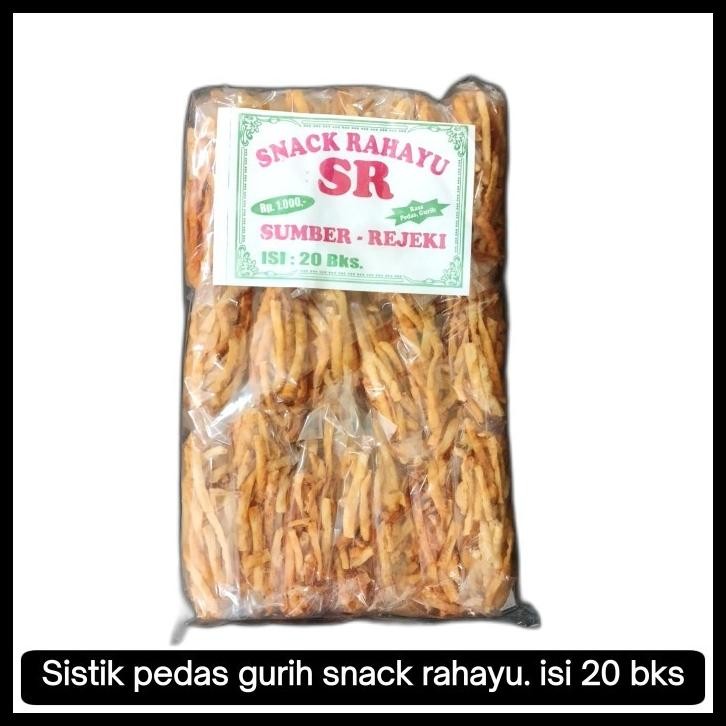 

SNACK SISTIK PEDAS GURIH | PACK ISI 20 BKS