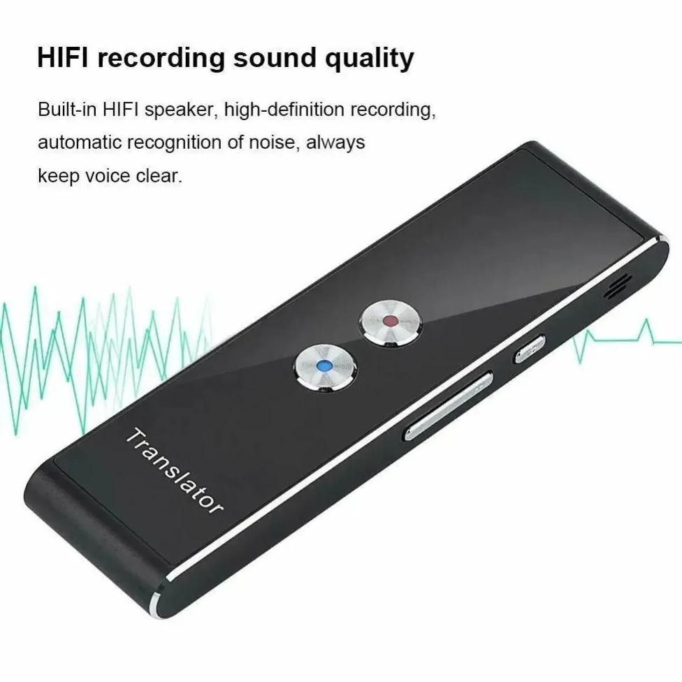 

Wireless Voice Translate 40 Languages Multi Smart Instant Translated 2 Way Real Time Voice Translator for Business Travel Study