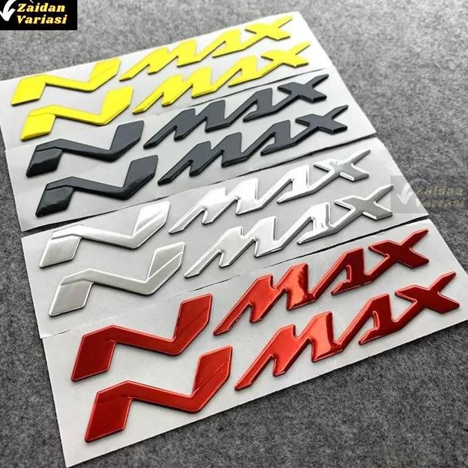 ready Emblem Nmax Timbul - Stiker Sticker Nmax New Old Logo 2022 2023 Full Body Polos Simple Jepang 