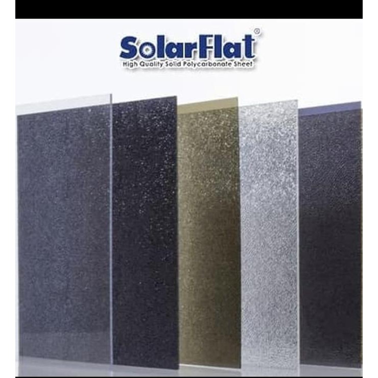 SOLARFLAT Tebal 3mm - Solartuff SOLID 3mm Promo
