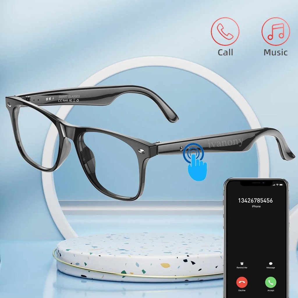 

AI Intelligent Translation Bluetooth Glasses Hands-Free Calling Online Language AI Automatic Dialogue Translation Sunglasses