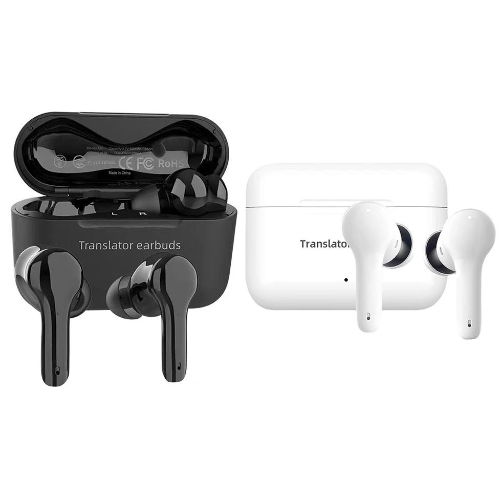 

Language Translator Earbuds Noise Cancelling Bluetooth-Compatible 5.4 Wireless Translator Headphones 144 Languages for Business