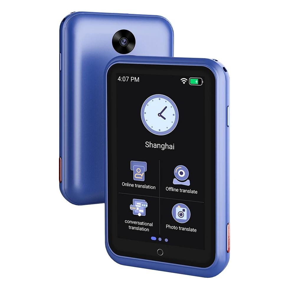

Portable 4G Language Translator Device with 138 Languages Voice Translating 19 Offline Translation Simultaneous Interpretation