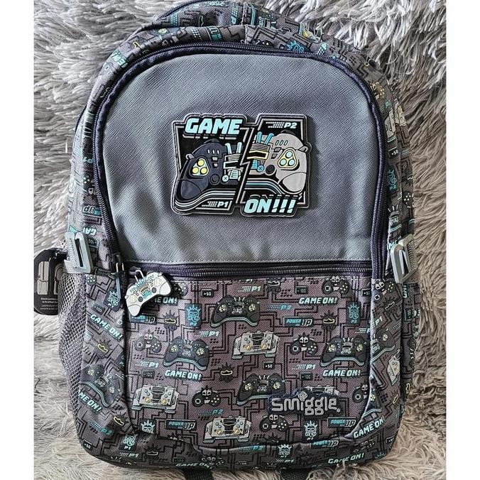 Tas Smiggle Anak SD Ransel Sekolah Cat Unicorn Minecraft Ball Marvel H85