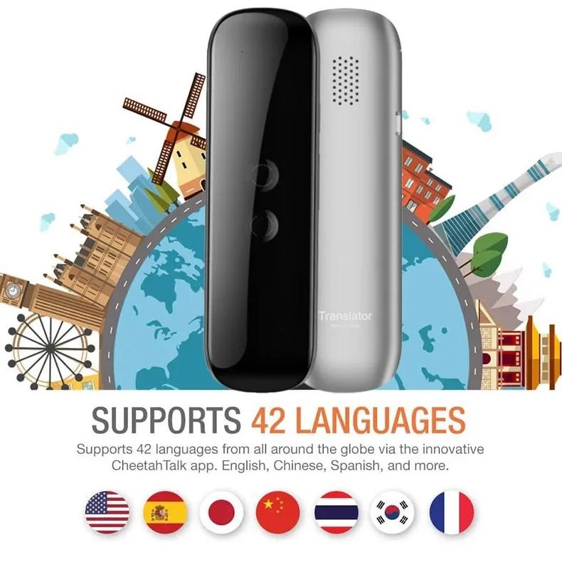 

2025 New G5 Portable Audio Translator Translaty Enence Smart Instant Real Time Voice Languages Translator Language Translator
