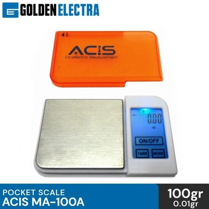 N Timbangan Digital Mini Emas Batu Akik, Acis / Ma-100A Pocket Scale
