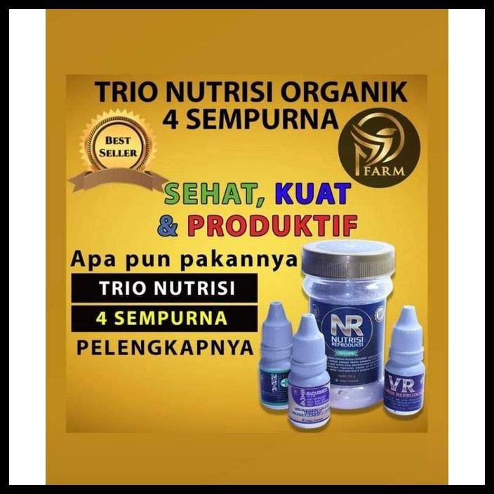 VITAMIN TERNAK BURUNG TRIO NUTRISI + SA4  ANTI JONG