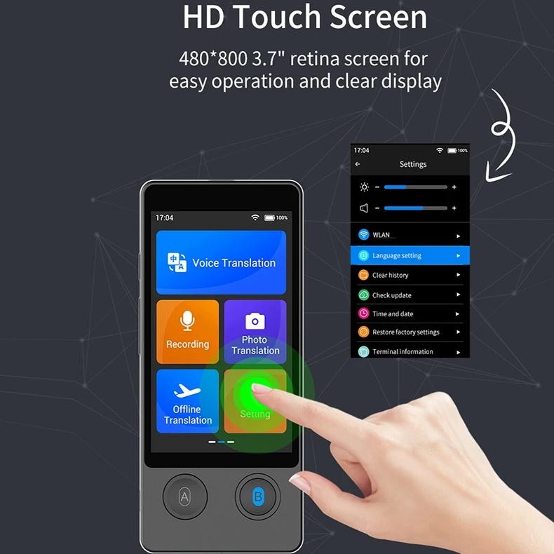 

precise offline translator 144 languages real-time voice translator portable text camera translator wireless picture translation