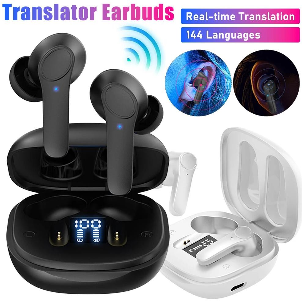 

B11 Wireless BT Translation Earbuds In Ear Headphones 144 Languages Real Time Translator TWS Earphones Smart Voice Translator
