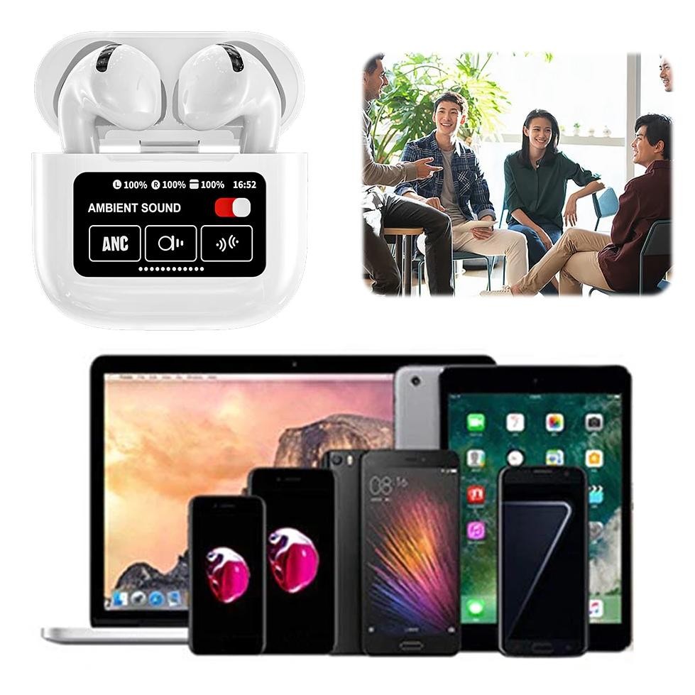 

144 Languages Intelligent Translator Earbuds AI Real Time AI Translation Earbuds 99% Accuracy ANC Noise Cancelling