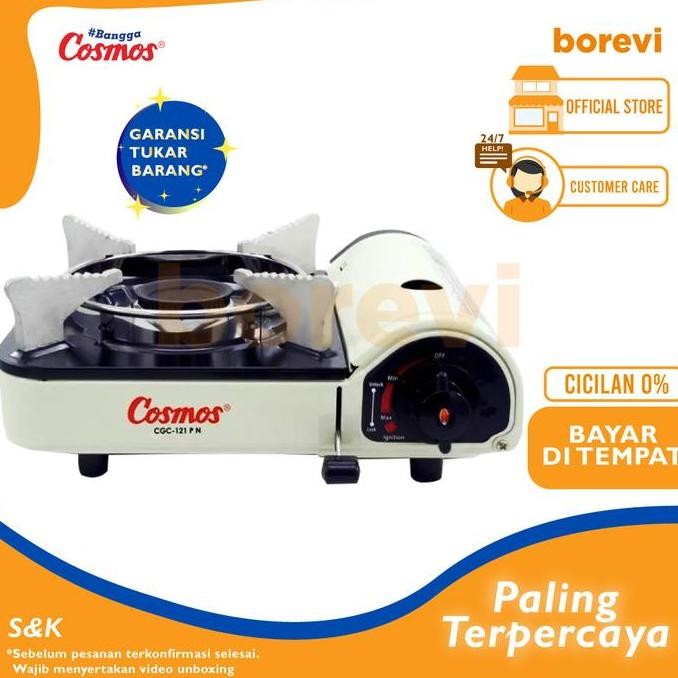 Tersedia KOMPOR PORTABLE COSMOS CGC 121 P N - KOMPOR PORTABLE MINI