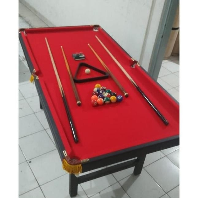 // Meja Billiard Pool Table Lipat 6 Feet //