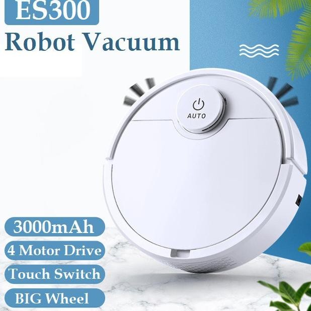Robot Vacuum Cleaner ES300 Penyapu Robot Multifungsi Upgraded Murah Readystock